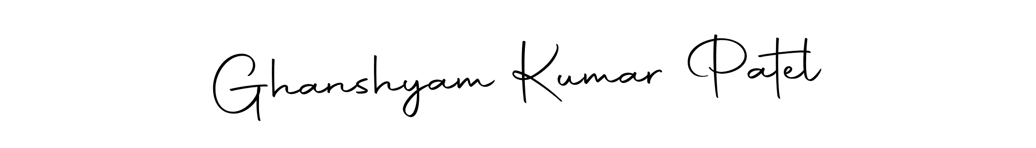 Similarly Autography-DOLnW is the best handwritten signature design. Signature creator online .You can use it as an online autograph creator for name Ghanshyam Kumar Patel. Ghanshyam Kumar Patel signature style 10 images and pictures png