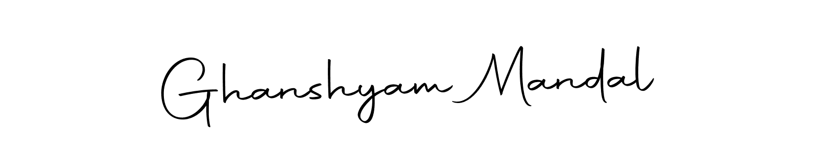 Also we have Ghanshyam Mandal name is the best signature style. Create professional handwritten signature collection using Autography-DOLnW autograph style. Ghanshyam Mandal signature style 10 images and pictures png