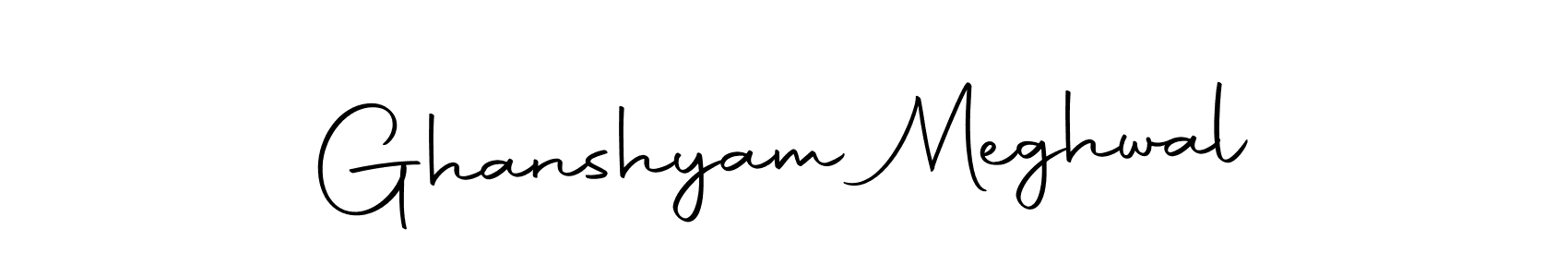 Make a beautiful signature design for name Ghanshyam Meghwal. Use this online signature maker to create a handwritten signature for free. Ghanshyam Meghwal signature style 10 images and pictures png