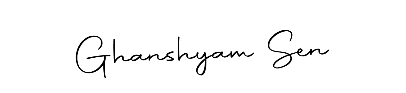 Here are the top 10 professional signature styles for the name Ghanshyam Sen. These are the best autograph styles you can use for your name. Ghanshyam Sen signature style 10 images and pictures png