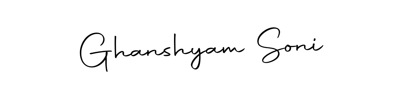 Use a signature maker to create a handwritten signature online. With this signature software, you can design (Autography-DOLnW) your own signature for name Ghanshyam Soni. Ghanshyam Soni signature style 10 images and pictures png