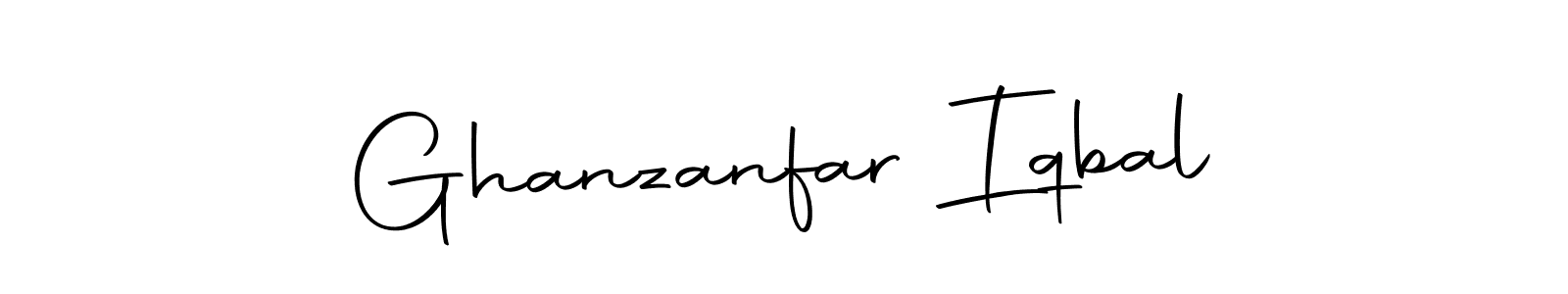 Design your own signature with our free online signature maker. With this signature software, you can create a handwritten (Autography-DOLnW) signature for name Ghanzanfar Iqbal. Ghanzanfar Iqbal signature style 10 images and pictures png