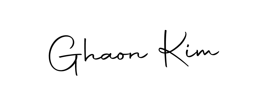 Make a short Ghaon Kim signature style. Manage your documents anywhere anytime using Autography-DOLnW. Create and add eSignatures, submit forms, share and send files easily. Ghaon Kim signature style 10 images and pictures png