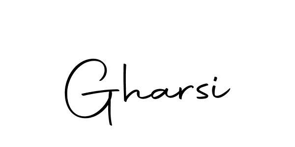 You should practise on your own different ways (Autography-DOLnW) to write your name (Gharsi) in signature. don't let someone else do it for you. Gharsi signature style 10 images and pictures png