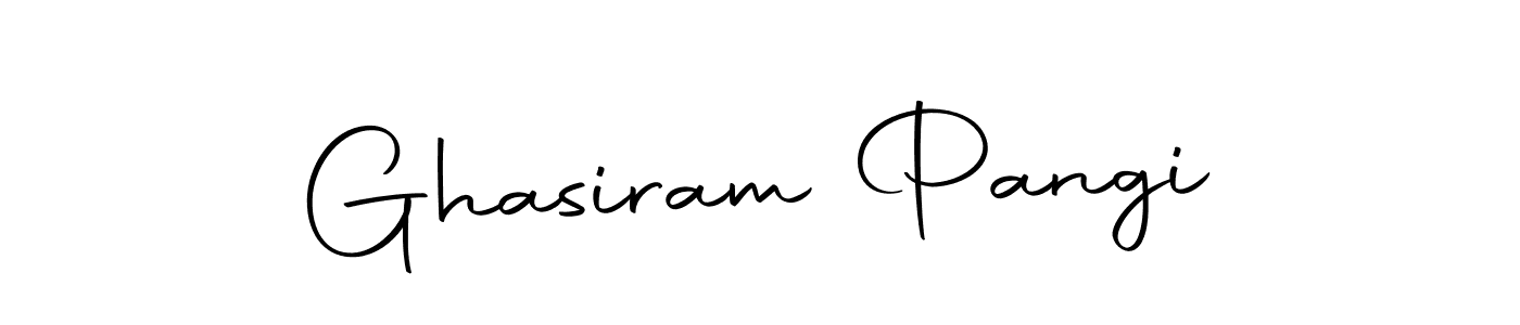Use a signature maker to create a handwritten signature online. With this signature software, you can design (Autography-DOLnW) your own signature for name Ghasiram Pangi. Ghasiram Pangi signature style 10 images and pictures png