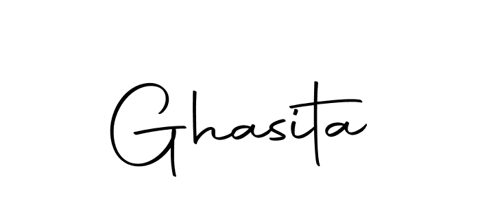 Create a beautiful signature design for name Ghasita. With this signature (Autography-DOLnW) fonts, you can make a handwritten signature for free. Ghasita signature style 10 images and pictures png