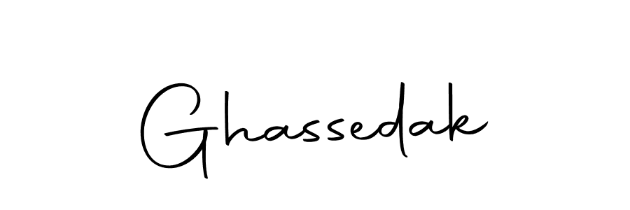 Create a beautiful signature design for name Ghassedak. With this signature (Autography-DOLnW) fonts, you can make a handwritten signature for free. Ghassedak signature style 10 images and pictures png