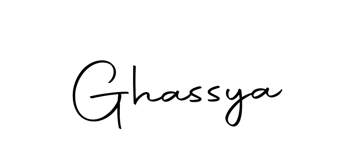 How to make Ghassya signature? Autography-DOLnW is a professional autograph style. Create handwritten signature for Ghassya name. Ghassya signature style 10 images and pictures png
