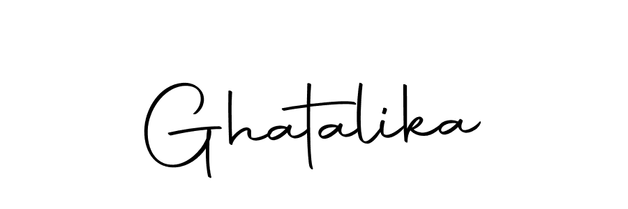 How to make Ghatalika name signature. Use Autography-DOLnW style for creating short signs online. This is the latest handwritten sign. Ghatalika signature style 10 images and pictures png