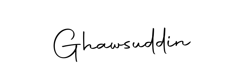 Also we have Ghawsuddin name is the best signature style. Create professional handwritten signature collection using Autography-DOLnW autograph style. Ghawsuddin signature style 10 images and pictures png