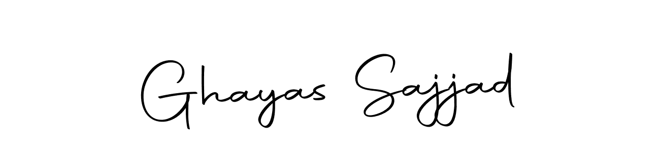 Make a beautiful signature design for name Ghayas Sajjad. Use this online signature maker to create a handwritten signature for free. Ghayas Sajjad signature style 10 images and pictures png