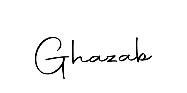 if you are searching for the best signature style for your name Ghazab. so please give up your signature search. here we have designed multiple signature styles  using Autography-DOLnW. Ghazab signature style 10 images and pictures png