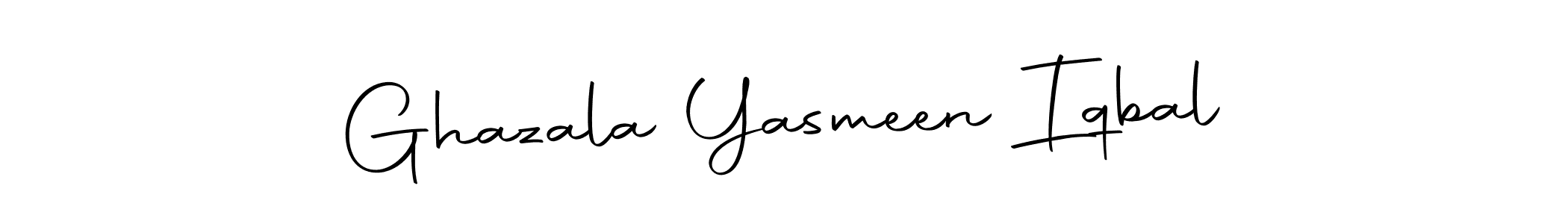 Once you've used our free online signature maker to create your best signature Autography-DOLnW style, it's time to enjoy all of the benefits that Ghazala Yasmeen Iqbal name signing documents. Ghazala Yasmeen Iqbal signature style 10 images and pictures png