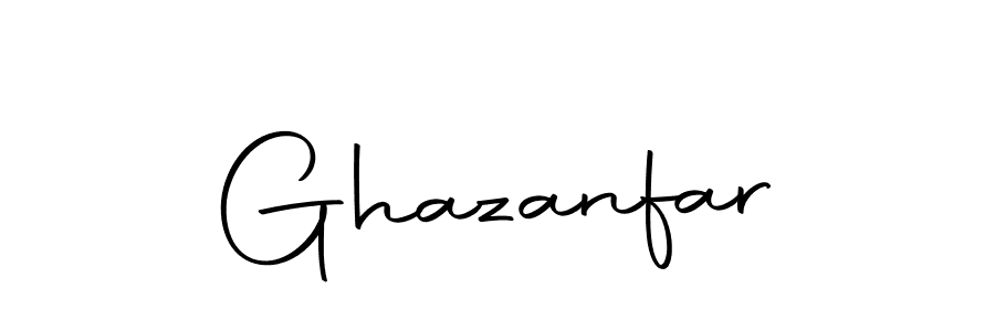 Use a signature maker to create a handwritten signature online. With this signature software, you can design (Autography-DOLnW) your own signature for name Ghazanfar. Ghazanfar signature style 10 images and pictures png