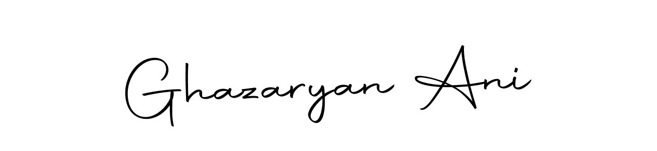 Ghazaryan Ani stylish signature style. Best Handwritten Sign (Autography-DOLnW) for my name. Handwritten Signature Collection Ideas for my name Ghazaryan Ani. Ghazaryan Ani signature style 10 images and pictures png