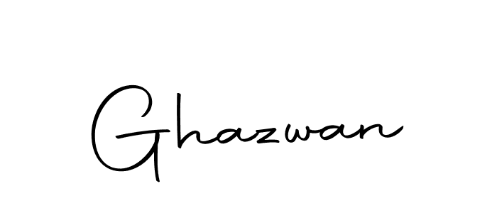 Create a beautiful signature design for name Ghazwan. With this signature (Autography-DOLnW) fonts, you can make a handwritten signature for free. Ghazwan signature style 10 images and pictures png