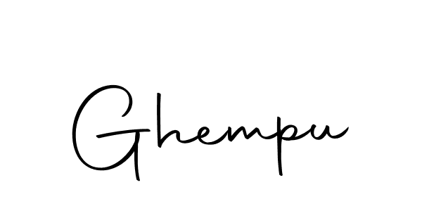 Ghempu stylish signature style. Best Handwritten Sign (Autography-DOLnW) for my name. Handwritten Signature Collection Ideas for my name Ghempu. Ghempu signature style 10 images and pictures png