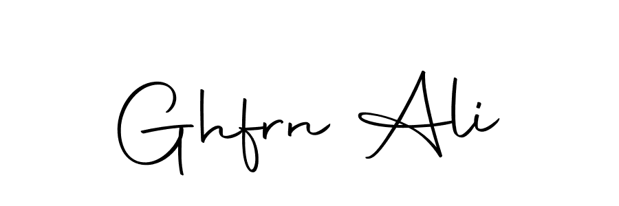 Make a beautiful signature design for name Ghfrn Ali. Use this online signature maker to create a handwritten signature for free. Ghfrn Ali signature style 10 images and pictures png