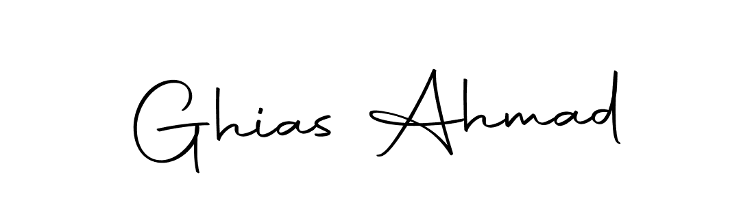 How to make Ghias Ahmad name signature. Use Autography-DOLnW style for creating short signs online. This is the latest handwritten sign. Ghias Ahmad signature style 10 images and pictures png