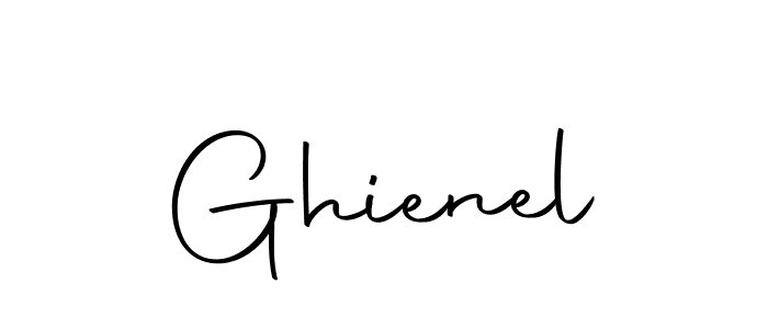 You should practise on your own different ways (Autography-DOLnW) to write your name (Ghienel) in signature. don't let someone else do it for you. Ghienel signature style 10 images and pictures png