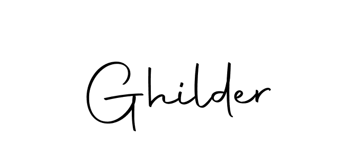 How to make Ghilder signature? Autography-DOLnW is a professional autograph style. Create handwritten signature for Ghilder name. Ghilder signature style 10 images and pictures png