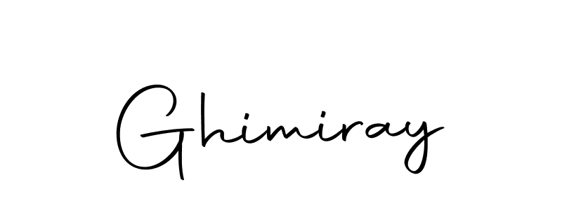 Design your own signature with our free online signature maker. With this signature software, you can create a handwritten (Autography-DOLnW) signature for name Ghimiray. Ghimiray signature style 10 images and pictures png