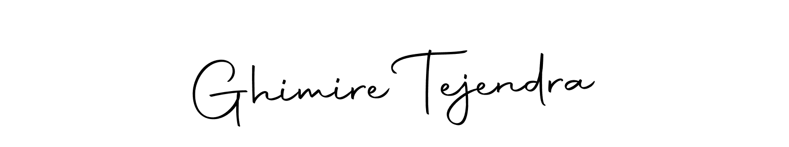 Make a short Ghimire Tejendra signature style. Manage your documents anywhere anytime using Autography-DOLnW. Create and add eSignatures, submit forms, share and send files easily. Ghimire Tejendra signature style 10 images and pictures png