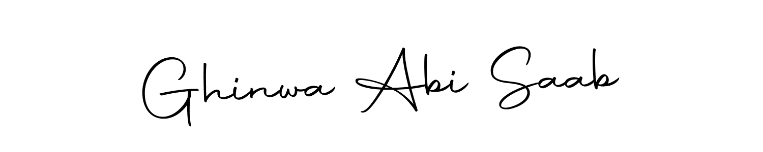 Similarly Autography-DOLnW is the best handwritten signature design. Signature creator online .You can use it as an online autograph creator for name Ghinwa Abi Saab. Ghinwa Abi Saab signature style 10 images and pictures png