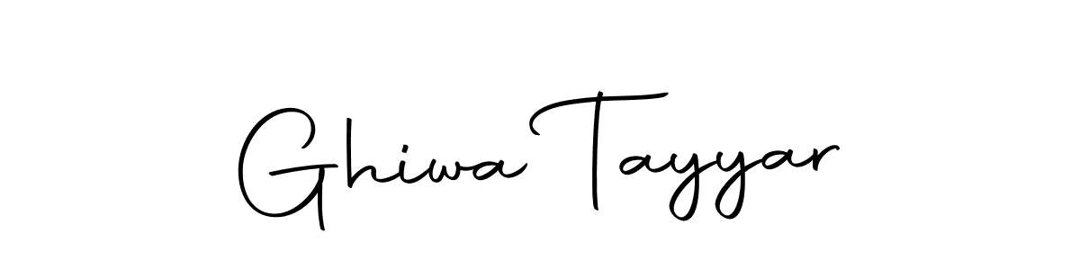 Make a beautiful signature design for name Ghiwa Tayyar. Use this online signature maker to create a handwritten signature for free. Ghiwa Tayyar signature style 10 images and pictures png