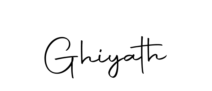 Make a beautiful signature design for name Ghiyath. With this signature (Autography-DOLnW) style, you can create a handwritten signature for free. Ghiyath signature style 10 images and pictures png