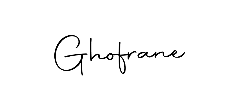 You can use this online signature creator to create a handwritten signature for the name Ghofrane. This is the best online autograph maker. Ghofrane signature style 10 images and pictures png