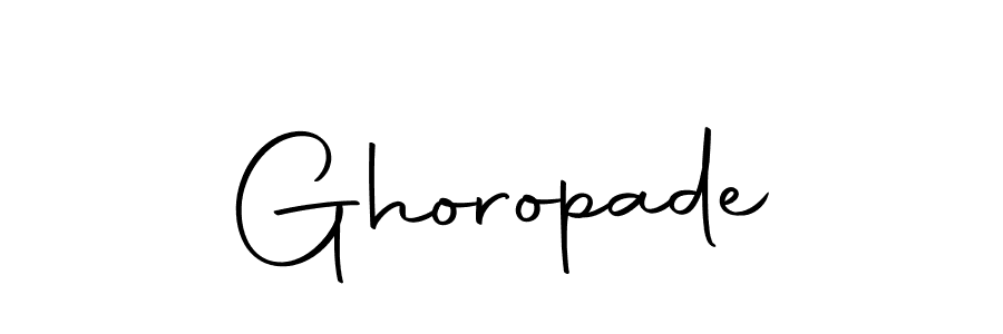 Create a beautiful signature design for name Ghoropade. With this signature (Autography-DOLnW) fonts, you can make a handwritten signature for free. Ghoropade signature style 10 images and pictures png