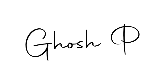 Create a beautiful signature design for name Ghosh P. With this signature (Autography-DOLnW) fonts, you can make a handwritten signature for free. Ghosh P signature style 10 images and pictures png