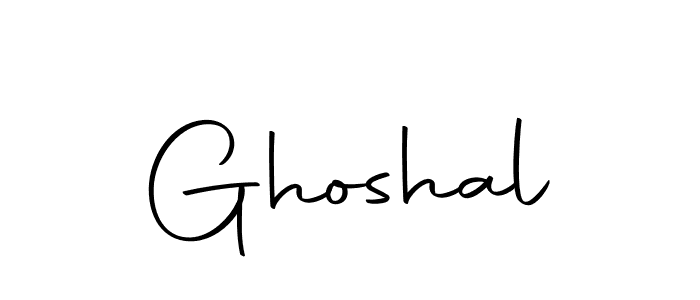 How to make Ghoshal signature? Autography-DOLnW is a professional autograph style. Create handwritten signature for Ghoshal name. Ghoshal signature style 10 images and pictures png