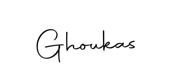 Make a beautiful signature design for name Ghoukas. With this signature (Autography-DOLnW) style, you can create a handwritten signature for free. Ghoukas signature style 10 images and pictures png