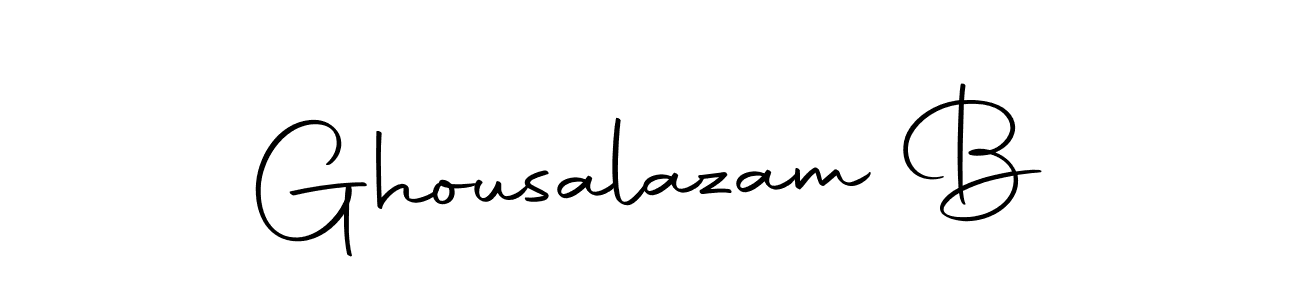 Similarly Autography-DOLnW is the best handwritten signature design. Signature creator online .You can use it as an online autograph creator for name Ghousalazam B. Ghousalazam B signature style 10 images and pictures png