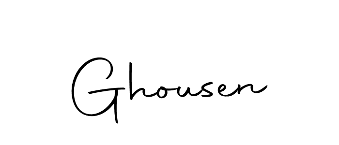 Similarly Autography-DOLnW is the best handwritten signature design. Signature creator online .You can use it as an online autograph creator for name Ghousen. Ghousen signature style 10 images and pictures png
