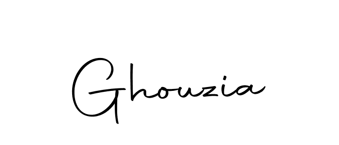 Use a signature maker to create a handwritten signature online. With this signature software, you can design (Autography-DOLnW) your own signature for name Ghouzia. Ghouzia signature style 10 images and pictures png