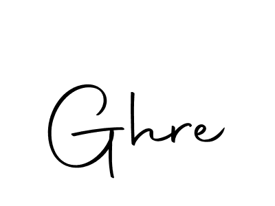 Use a signature maker to create a handwritten signature online. With this signature software, you can design (Autography-DOLnW) your own signature for name Ghre. Ghre signature style 10 images and pictures png