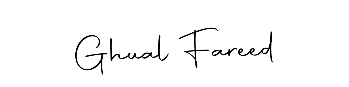 Similarly Autography-DOLnW is the best handwritten signature design. Signature creator online .You can use it as an online autograph creator for name Ghual Fareed. Ghual Fareed signature style 10 images and pictures png