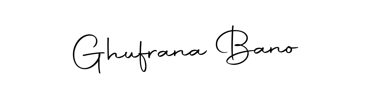 Autography-DOLnW is a professional signature style that is perfect for those who want to add a touch of class to their signature. It is also a great choice for those who want to make their signature more unique. Get Ghufrana Bano name to fancy signature for free. Ghufrana Bano signature style 10 images and pictures png
