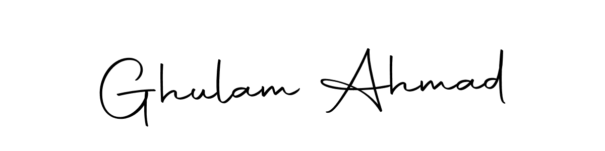 You should practise on your own different ways (Autography-DOLnW) to write your name (Ghulam Ahmad) in signature. don't let someone else do it for you. Ghulam Ahmad signature style 10 images and pictures png