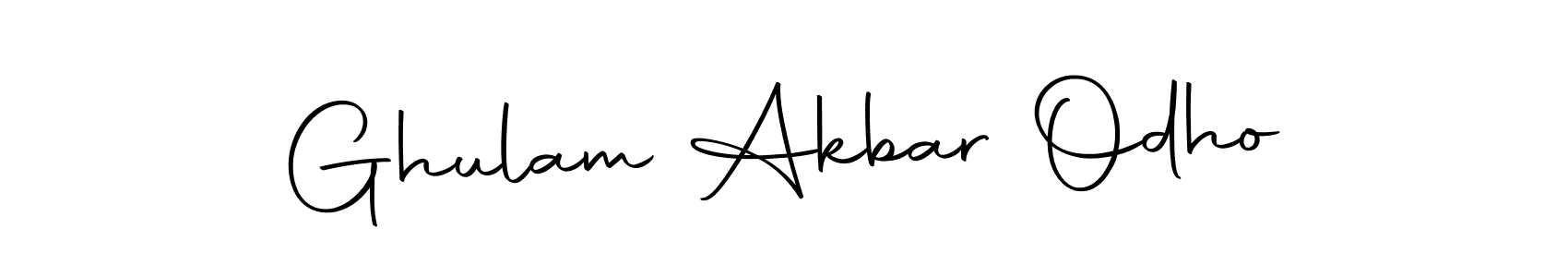 Also You can easily find your signature by using the search form. We will create Ghulam Akbar Odho name handwritten signature images for you free of cost using Autography-DOLnW sign style. Ghulam Akbar Odho signature style 10 images and pictures png