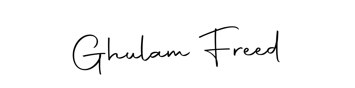Make a beautiful signature design for name Ghulam Freed. Use this online signature maker to create a handwritten signature for free. Ghulam Freed signature style 10 images and pictures png