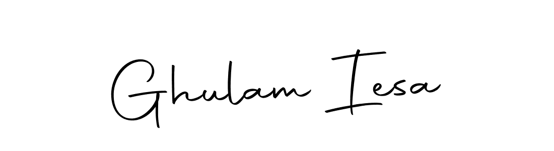 Autography-DOLnW is a professional signature style that is perfect for those who want to add a touch of class to their signature. It is also a great choice for those who want to make their signature more unique. Get Ghulam Iesa name to fancy signature for free. Ghulam Iesa signature style 10 images and pictures png