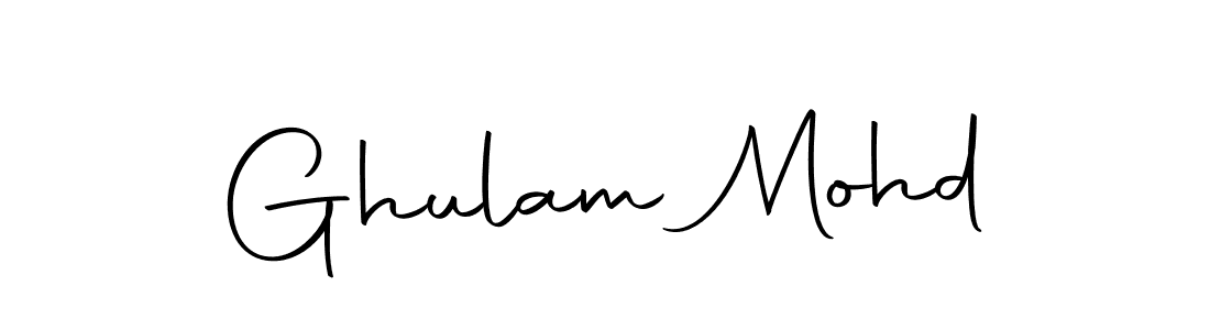 You should practise on your own different ways (Autography-DOLnW) to write your name (Ghulam Mohd) in signature. don't let someone else do it for you. Ghulam Mohd signature style 10 images and pictures png