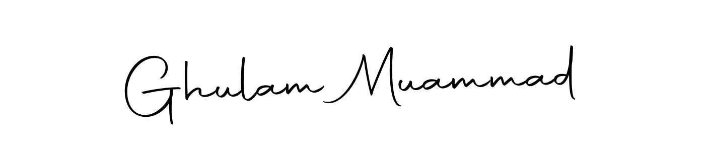 It looks lik you need a new signature style for name Ghulam Muammad. Design unique handwritten (Autography-DOLnW) signature with our free signature maker in just a few clicks. Ghulam Muammad signature style 10 images and pictures png