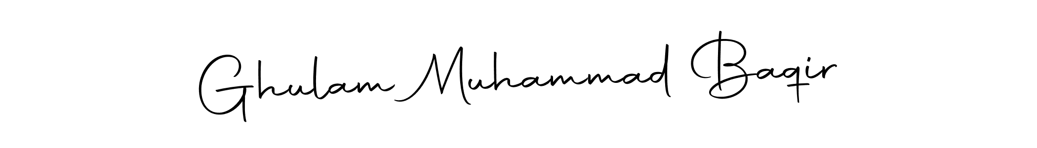 Also You can easily find your signature by using the search form. We will create Ghulam Muhammad Baqir name handwritten signature images for you free of cost using Autography-DOLnW sign style. Ghulam Muhammad Baqir signature style 10 images and pictures png