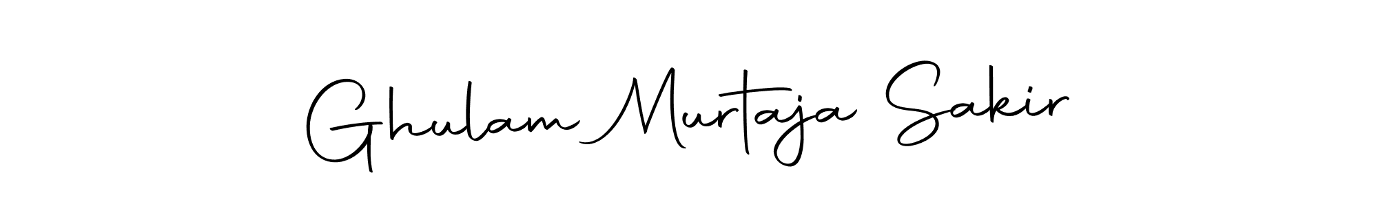 Make a beautiful signature design for name Ghulam Murtaja Sakir. Use this online signature maker to create a handwritten signature for free. Ghulam Murtaja Sakir signature style 10 images and pictures png