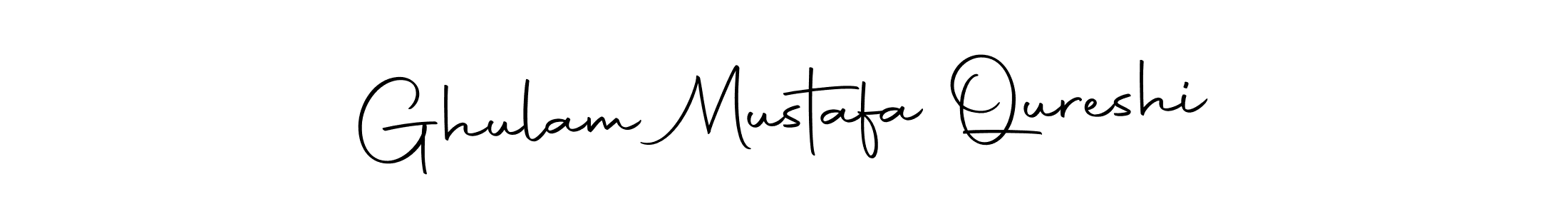 Make a beautiful signature design for name Ghulam Mustafa Qureshi. Use this online signature maker to create a handwritten signature for free. Ghulam Mustafa Qureshi signature style 10 images and pictures png